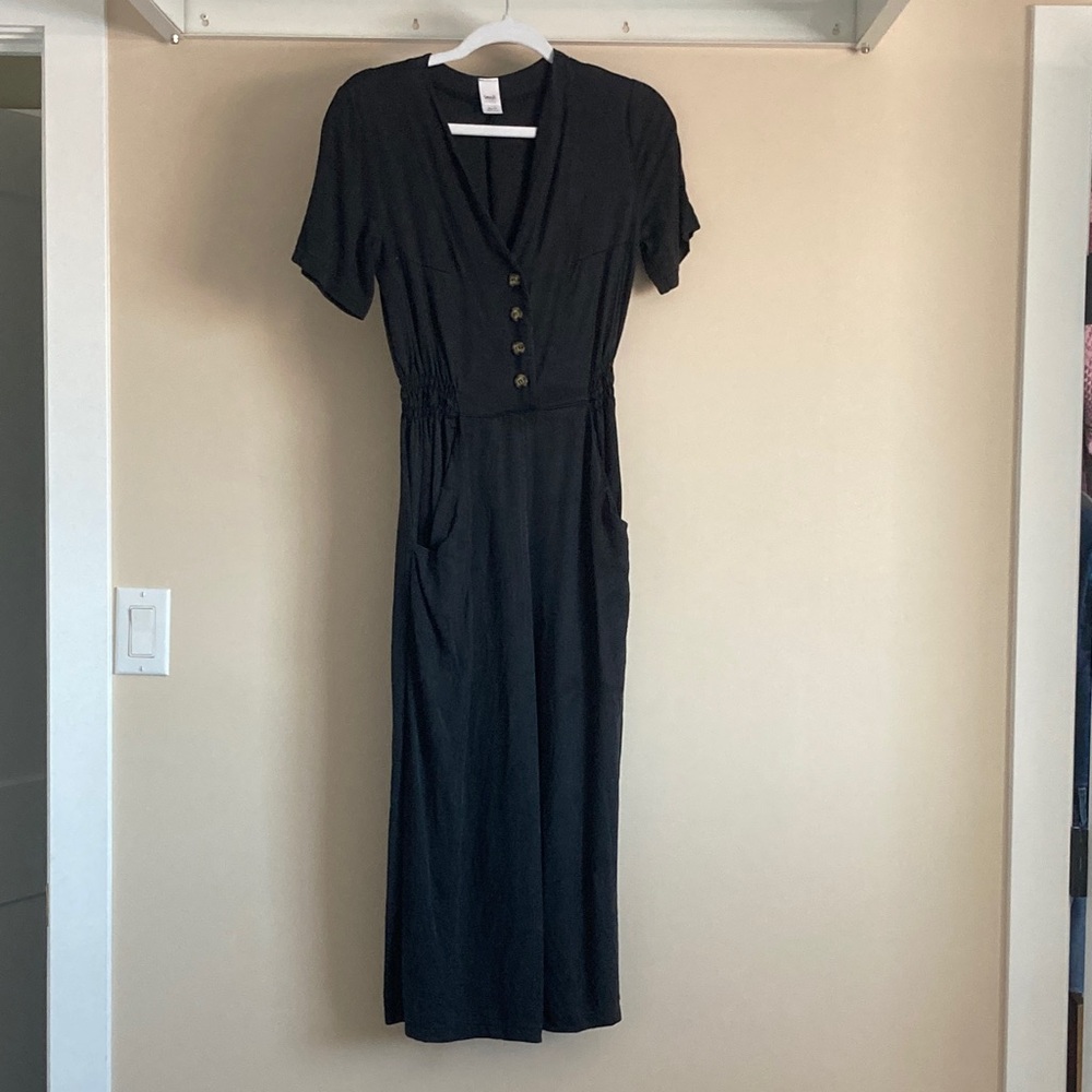 Smash + Tess Jane Romper in Barely Black